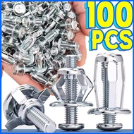 Petal Nut Metal Screw Petal Nuts Rivet Nut Wall Plug Fixing Expansion Screw for Hollow Beam