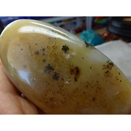 Natural Madagascar Landscape Pattern Ocean Chalcedony Polishing Handle Piece 〈 140g 〉 → E76