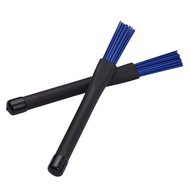 [Ship in 24h] 2pcs Drum Stick Brush 1-Pair Retractable Drumsticks for Drumset Jazz 15pcs Nylon Brush
