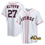 Men's Houston Astros Shirt # 27 José Altuve Baseball Player T-shirts Jersey