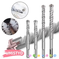 UMISTYDREAMUM9U 1Pcs Electric Hammer Drill Bit, Cross Tips 110mm 160mm Concrete SDS Plus Drill Bit, 