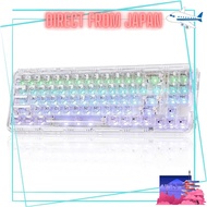 YUNZII X71 Mechanical Gaming Keyboard Transparent Keycap 71 Keys 68% Layout Wireless Hot-Swappable B