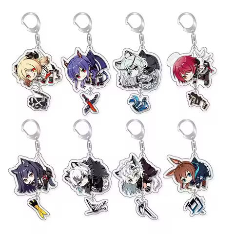Arknights Theresa FrostNova Popular Games: Acrylic Keychain Backpack Pendant Around 2D Comic Exhibit