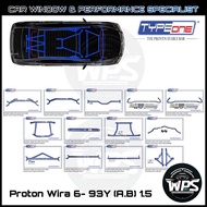 Proton Wira 1993 (A.B) 1.5 Type One WPS Stable Performance Bar Multi Point Strut Safety Racing Bar