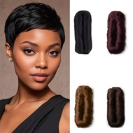 28pcs/Lot Brazilian Short Human Hair Extensions One Pack For A Full Head Human Hair Weave Bundles Wi