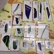 Sticker / Stiker Monster VVA 155 / Y16zr / Y16 Full Set With 2 Pcs Emblem Gold Original Yamaha Vietn
