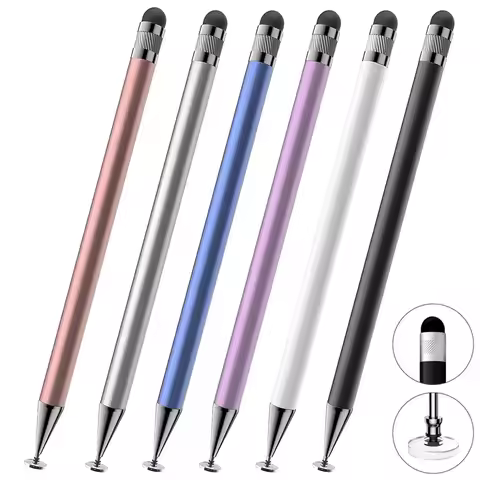 Stylus Pen 2-in-1 Tablet Pencil Pen for IPad/iPhone/Samsung/Android All Capacitive Touch Screen