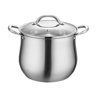 TLECORSAหม้อนึ่ง สแตนเลส พร้อมฝาแก้ว หม้อแตนเลส รุ่น poT-kitchen-food-22cm-05T