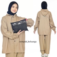 AKULA RAINCOAT Men's and Women's Best Anti-Leak RAINCOAT By AKULA Mocca