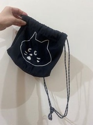 NYA貓咪-日本品牌/murmur束口斜背包/小包/手提包