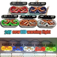 1pcs 24V LED Truck Bus Boat Rv Side Marker Light clearance Lamp truck side light Side Marker Lights Car Lights Warning Tail Light Auto Trailer Truck Lamps Amber