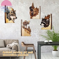 Creature Carving Handcraft Gift Wall Hanging Creature Wall Sculpture Decor Creature Handcraft Orname