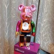 Bearbrick Violent Bear Electroplating Colorful Building Block Bear 400% ABS Material Bape Co-Branded Influencer Doll Ornaments