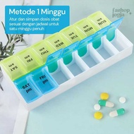 FirstDay 7-Day Day and Night Medicine Box Capsule Storagetablet - FD7