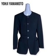 Yohji Yamamoto สูทหญิงผ้าวูลสีดำ