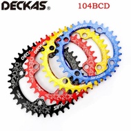 Chainring 32T 34T 36T 38T Deckas 104 BCD Narrow Wide Round