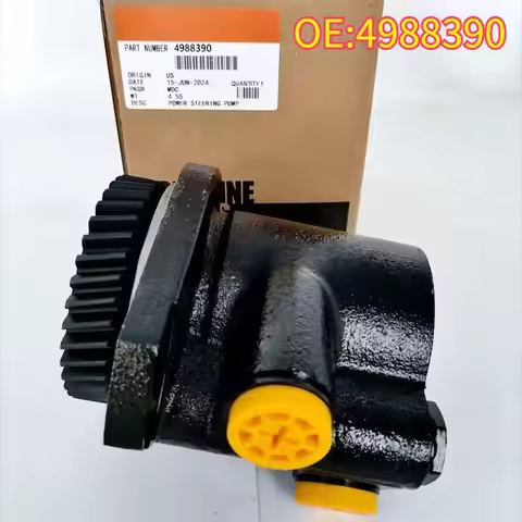 Original High Quality New For 4988390 Power Steering Pump for Cummins Diesel 4BT 6BT5.9 Engine 49883