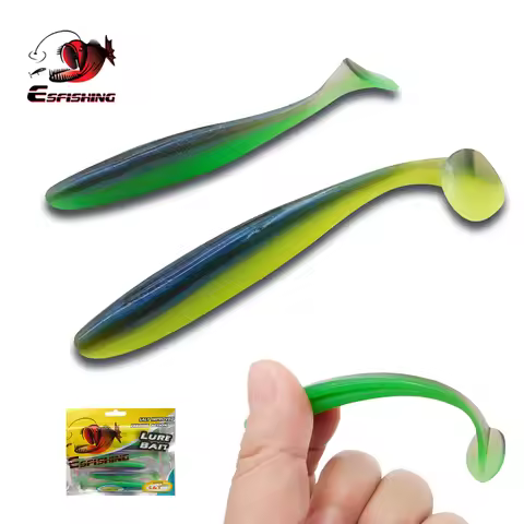 ESFISHING Fishing Lure 50mm 76mm 100mm 125mm 180mm ES Easy Shiner Isca Artificial Pesca Fishing For