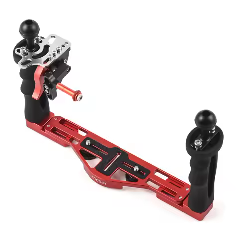 Andoer Dual Handle Camera Diving Rig Underwater Stabilizer Camera Diving Housing Bracket for GoPro C