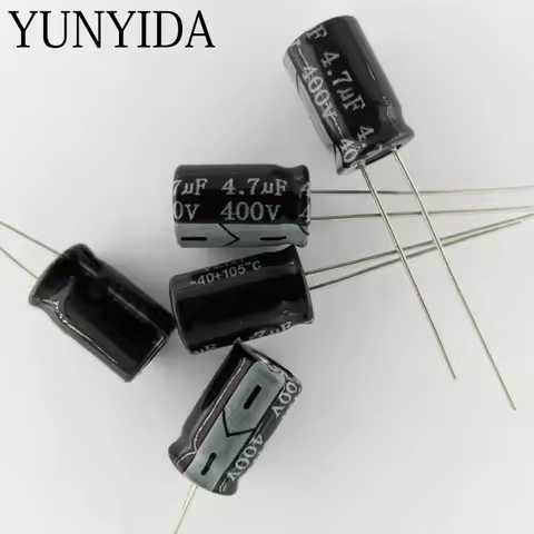 20PCS Aluminum electrolytic capacitor 400V 4.7UF 3.3UF 2.2UF 1UF