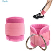 YOLO Ankle Wrist Cuffs, D-Ring Glute Kickback for Cable|Ideal Ankle Padded Straps, Protective Equipm