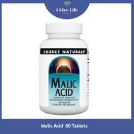 Source Naturals-Malic Acid 60 Tablets