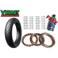 BEAST FLASH TIRE FREE PITO SEALANT 80/80-14 90/80-14 100/80-14 140/70-14 130/70-13
