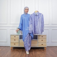 Diana Batik - COUPLE SET BLOUSE ARUNA POLOS | Couple Kaftan Blouse Batik | Kaftan Lebaran