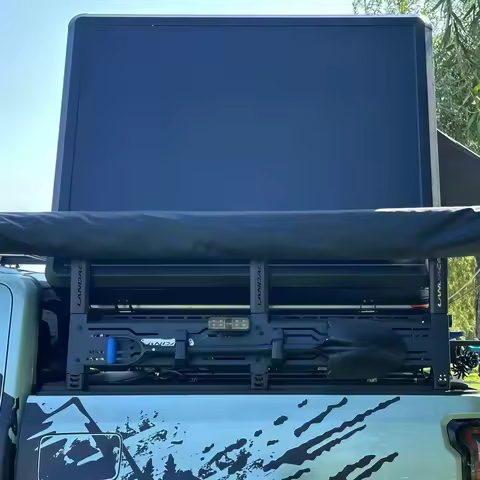 High Quality 4x4 Aluminum HardShell Rooftop Tent Clamshell Design For Outdoor Camping Pickup Truck