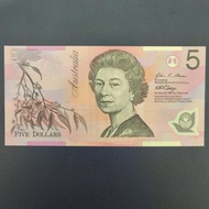 Uang Asing Polymer Australia Pecahan 5 Dollar 2007