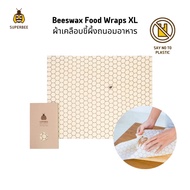 SuperBee Wax Bee Cloth Food Wrap Reusable Size XXL (40x50cm) Beeswax Bread