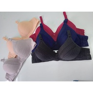 (Ready stock)38C-44C Women Cotton Bra C2 Ladies Cotton bra C cup/Baju dalam wanita wireless Cotton