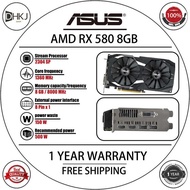 USED ASUS & RX 580 8Gb 2304Sp Graphics Cards Gddr5 256Bit Gaming Video Card Directx 12 Deskt