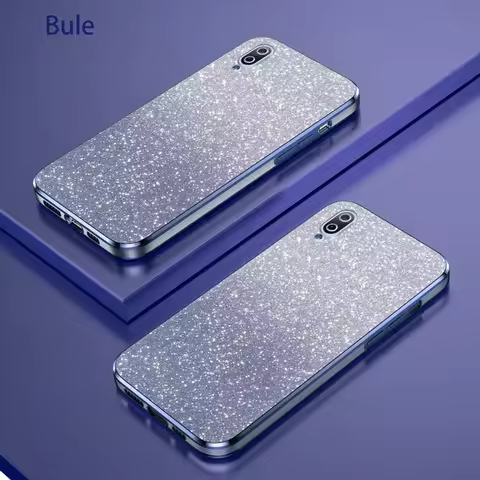 For VIVO Y93 Luxury Electroplated Glitter Phone Case For Vivo Y93 Case shockproof Clear Soft TPU Bac