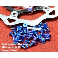 TITANIUM BOLT DISC ADAPTOR GALFER M6 PRICE FOR 1 BOLT