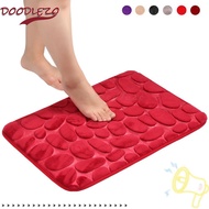 DOODLEZO 40*60cm Bathroom Carpet Feet Pad Pebbles Floor Bathtub Anti Slip