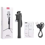 Ulanzi MT 53 Handheld anti shake bluetooth tripod selfie ไม้เซลฟี่ สำหรับสมาร์ทโฟน มีไฟ LED ในตัว สิ