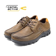 【Ready Stock】camel active Men Coffee Birgit Lace Up Shoes 871957-BN2R-33-COFFEE (Nubuck Leather)