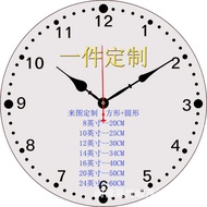 Wall Clock Minimum Order for 1 Piece Clock PVC Clock Flexible Manufacturing Silent Clock