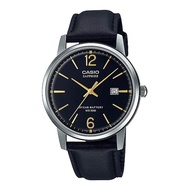 Casio Standard นาฬิกาข้อมือผู้ชาย สายหนัง รุ่น MTS-110L-1A