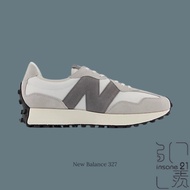 NEW BALANCE 327 White Gray Black Couple Style Sesame Milk Casual Shoes Sneakers MS327WE [Insane-21]