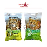 [ READY STOCK ] BEST IN SHOW cat sand clumping cat litter 8L / pasir kucing 8L(Lemon / Apple / Laven