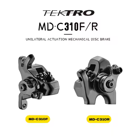TEKTRO Brake MD-C310F MD-C310R Mechanical Disc Road Gravel Bike Brake Cable Actuated Mechanical Disc