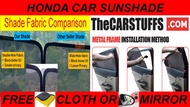 HONDA Customized Magnetic Car Sunshade for VEZEL/HRV/CIVIC/JAZZ/ODYSSEY/FREED/SHUTTLE/STREAM/CRV