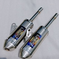 RDM24 EXHAUST Canister only for TS125 Dt125 MX klx125 Pipe Exhaust stainless steel full system