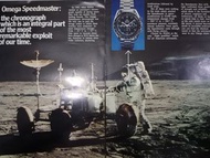 90年代 Moon Omega Chronograph "Speedmaster Space" 16"x12" Poster Catalogue 奧米加錶 Speedmaster “登月”手錶原廠 8