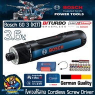 ไขควงไร้สาย BOHCH GO 3 3.6V. แรงบิด 0.1 - 5 Nm. มีไฟ LED พร้อมชุดดอกไขควง ยี่ห้อ BOSCH รุ่น BOSCH GO