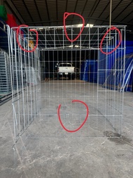 CHUỒNG GÀ 80V CAO 1M 2LI8 VIỀN 3LI5(hàng ráp sẳn)