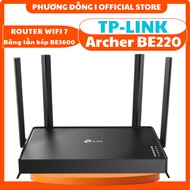 WIFI ROUTER 7 TP-LINK ARCHER BE220 DUAL FREQUENCY TAPE BE3600 - WIDE WAVE COVER, WIDE FAVORITE, Full
