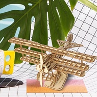 Robotime Rokr DIY 3D Wooden Puzzle Air Plane (TG301) Wooden Assemble Puzzle Toys Handcraft Miniature